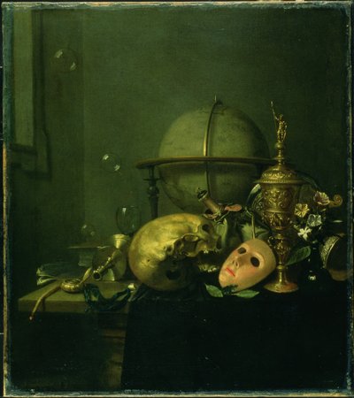 Still Life with a Mask by Hendrick Andriessen